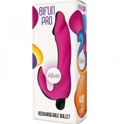 ALIVE - BIFUN PRO DILDO VIBRADOR ROSA 14.9 CM