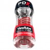 PDX ELITE - MASTURBADOR STROKER VIEWTUBE 2 COMPRESION ESPIRAL TRANSPARENTE