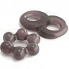 CLASSIX - SET 2 ANILLOS PENE GRIS