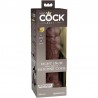 KING COCK - ELITE DILDO REALISTICO SILICONA 20.3 CM MARRON