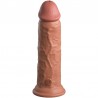 KING COCK - ELITE DILDO REALISTICO SILICONA 20.3 CM CARAMELO