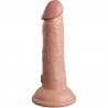 KING COCK - ELITE DILDO REALISTICO VIBRADOR  SILICONA 15.2 CM