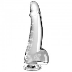 KING COCK - CLEAR DILDO CON...