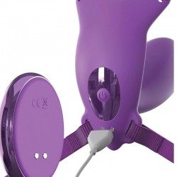 FANTASY FOR HER - ARNES MARIPOSA G-SPOT CON VIBRADOR, RECARGABLE  CONTROL REMOTO VIOLETA