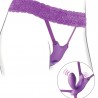 FANTASY FOR HER - ARNES MARIPOSA G-SPOT CON VIBRADOR, RECARGABLE  CONTROL REMOTO VIOLETA