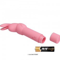 PRETTY LOVE - VIBRADOR DE SILICONA CONEJO ROSA GERARDO