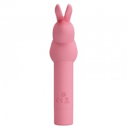 PRETTY LOVE - VIBRADOR DE SILICONA CONEJO ROSA GERARDO