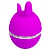 PRETTY LOVE - VIBRADOR DE SILICONA REDONDO GEMINI BALL MORADO