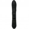 ADRIEN LASTIC - TWISTER MASAJEADOR VIBRADOR Y ROTADOR RABBIT NEGRO