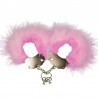 ADRIEN LASTIC - ESPOSAS METAL CON PLUMAS ROSA