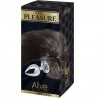 ALIVE - ANAL PLEASURE PLUG METAL COLA DE ZORRO TALLA S