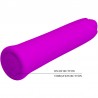 PRETTY LOVE - CURTIS MINI VIBRADOR SUPER POWER 12 VIBRACIONES SILICONA VIOLETA