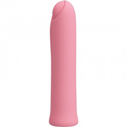 PRETTY LOVE - CURTIS MINI VIBRADOR SUPER POWER 12 VIBRACIONES SILICONA ROSA