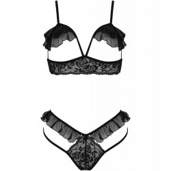 PASSION - DOLLY SET DOS PIEZAS NEGRO S/M