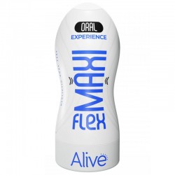 ALIVE - MAXI FLEX MASTURBADOR MASCULINO BOCA TALLA L