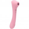 FEMINTIMATE - DAISY MASSAGER SUCCIONADOR Y VIBRADOR ROSA