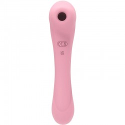 FEMINTIMATE - DAISY MASSAGER SUCCIONADOR Y VIBRADOR ROSA