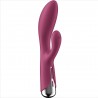 SATISFYER - SPINNING RABBIT 1 ESTIMULACION CLITORIS Y PUNTO G ROJO