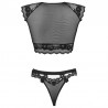 LIVCO CORSETTI FASHION - TIMOSAN LC 90631 SUJETADOR + PANTY NEGRO