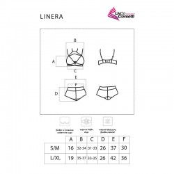 LIVCO CORSETTI FASHION - LINERA FOR THE SENSES COLLECTION SUJETADOR + PANTY NEGRO