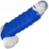 CALEXOTICS - ADMIRAL BEADED FUNDA PENE SILICONA LÍQUIDA AZUL