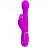 PRETTY LOVE - DEJON VIBRADOR RABBIT 3 EN 1 MULTIFUNCIÓN VIOLETA