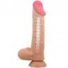 PRETTY LOVE - SLIDING SKIN SERIES DILDO REALÍSTICO CON VENTOSA PIEL DESLIZANTE 24 CM