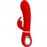 PRETTY LOVE - PRESCOTT VIBRADOR PUNTO G MULTIFUNCIÓN ROJO