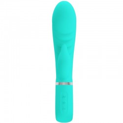 PRETTY LOVE - PRESCOTT VIBRADOR PUNTO G MULTIFUNCIÓN VERDE AGUA