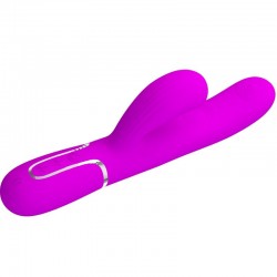 PRETTY LOVE - PERLITA VIBRADOR PUNTO G 3 EN 1 MULTIFUNCIÓN VIOETA