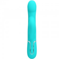 PRETTY LOVE - VIBRADOR RABBIT PERLAS VERDE AGUA