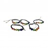 PRIDE - PULSERA BOLAS DE CRISTAL BANDERA LGBT