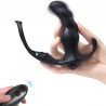 ARMONY - KNIGHT VIBRADOR ANAL PROSTATA  ANILLO CONTROL REMOTO NEGRO