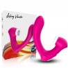 ARMONY - SECRETKISS ESTIMULADOR CON LENGUA CLITORIS  VIBRADOR CURVO FUCSIA