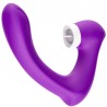 ARMONY - SECRETKISS ESTIMULADOR CON LENGUA CLITORIS  VIBRADOR CURVO VIOLETA