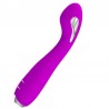 PRETTY LOVE - HECTOR VIBRADOR ELECTROSHOCK RECARGABLE  IMPERMEABLE MORADO