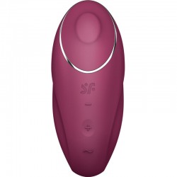 SATISFYER - TAP  CLIMAX 1 VIBRADOR LAY-ON ROJO