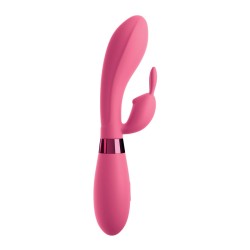 OMG - SELFIE SILICONE VIBRATOR RABBIT PINK