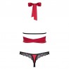 OBSESSIVE - SENSUELIA SET DOS PIEZAS ROJO L/XL