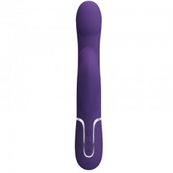 PRETTY LOVE - ZALIN VIBRADOR RABBIT PERLAS 4 EN 1 MORADO