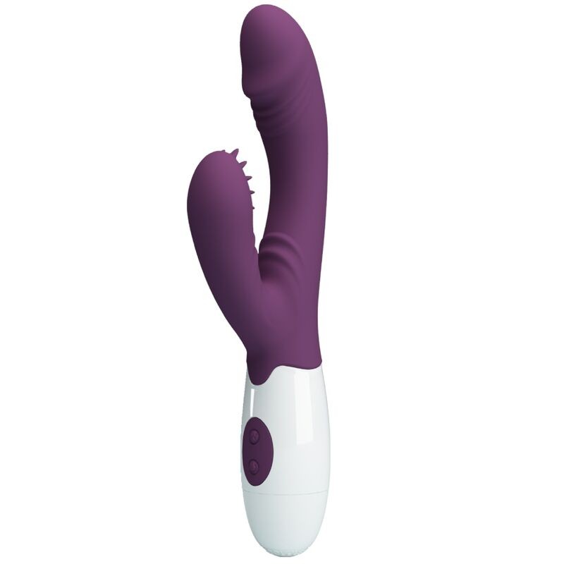 PRETTY LOVE - ANDRE VIBRADOR RABBIT  ESTIMULADOR PUNTO G MORADO