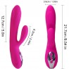 ARMONY - VIBRADOR  ESTIMULADOR FLEXIBLE EFECTO CALOR FUCSIA