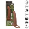 CALEXOTICS - MAXX DOBLE PENETRADOR ACANALADO 10 VIBRACIONES MULATO