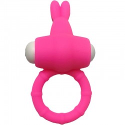 ARMONY - MS BUNNY ANILLO VIBRADOR SILICONA ROSA