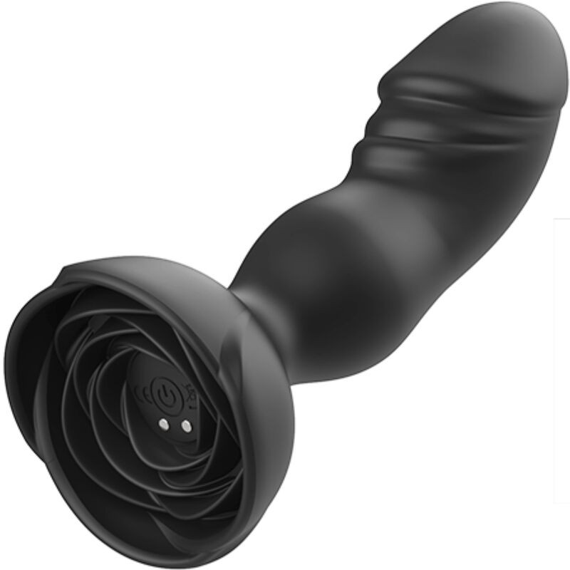 ARMONY - EXTREME A BLOOM ROSA VIBRADOR  PLUG ANAL CONTROL REMOTO NEGRO