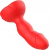 ARMONY - EXTREME A BLOOM ROSA VIBRADOR  PLUG ANAL CONTROL REMOTO ROJO