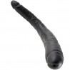 KING COCK DILDO DOBLE NEGRO 40.6 CM