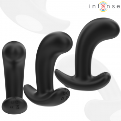 INTENSE - CHANDLER PLUG ANAL 10 VIBRACIONES NEGRO CONTROL REMOTO