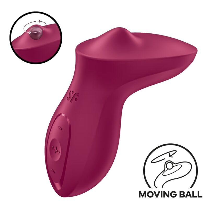 SATISFYER - EXCITERRR VIBRADOR LAY-ON CLÍTORIS BERRY