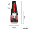 JAMYJOB - CYCLONE MASTURBADOR VAGINA AUTOMÁTICO 10 MODOS SUCCIÓN Y EMPUJE